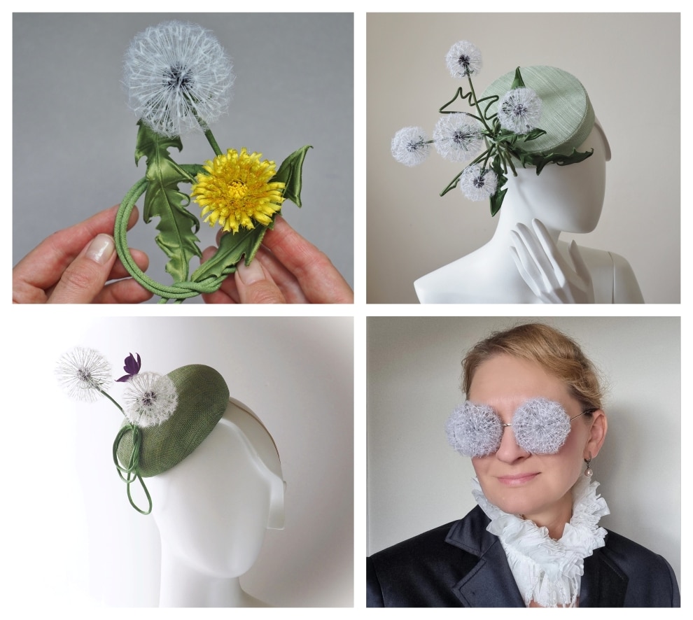 Silk Dandelion Clocks